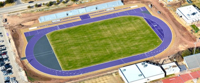 New Track & Field Facility at Abilene Christian University makes Wildcats see Purple