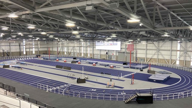 New Rise-N-Run surface at The Podium in Spokane - Future site of 2022 USATF Indoor Championships